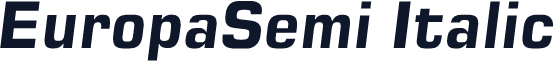 EuropaSemi Italic