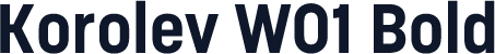 Korolev W01 Bold