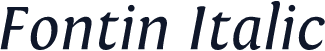 Fontin Italic