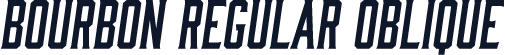 Bourbon Regular Oblique