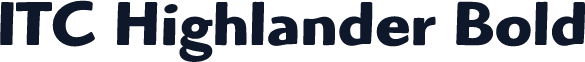 ITC Highlander Bold