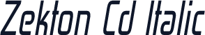 Zekton Cd Italic
