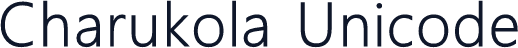 Charukola Unicode
