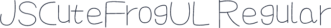 JSCuteFrogUL Regular