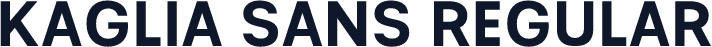 Kaglia Sans Regular