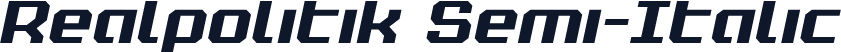 Realpolitik Semi-Italic