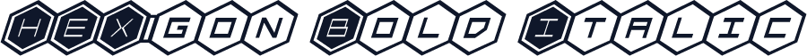 HEX:gon Bold Italic