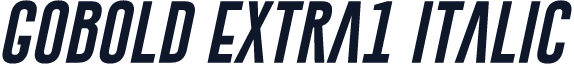 Gobold Extra1 Italic
