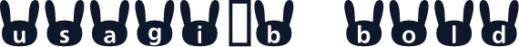 usagi_b  Bold