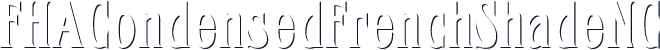FHACondensedFrenchShadeNC