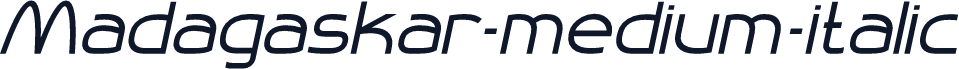 Madagaskar-medium-italic