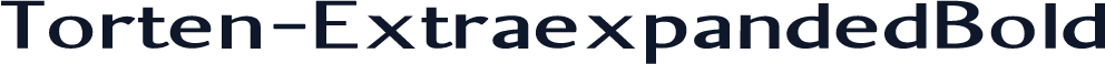 Torten-ExtraexpandedBold