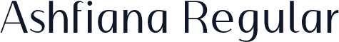 Ashfiana Regular