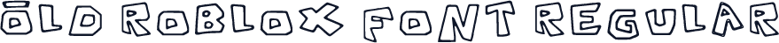 Old Roblox Font Regular