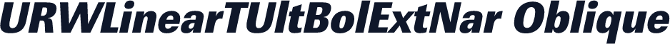 URWLinearTUltBolExtNar Oblique