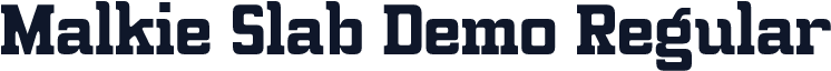 Malkie Slab Demo Regular