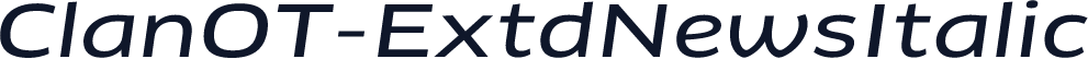 ClanOT-ExtdNewsItalic