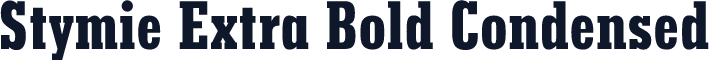 Stymie Extra Bold Condensed