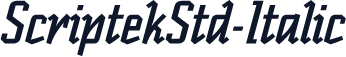 ScriptekStd-Italic