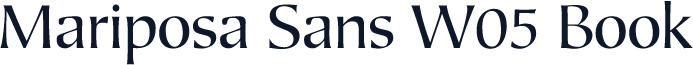 Mariposa Sans W05 Book