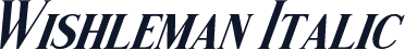 Wishleman Italic
