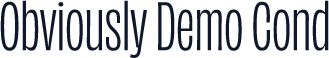 Obviously Demo Cond