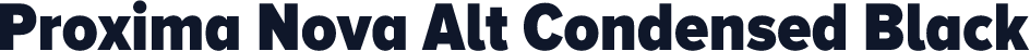 Proxima Nova Alt Condensed Black