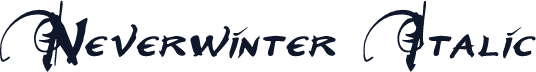 Neverwinter Italic