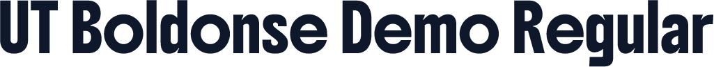 UT Boldonse Demo Regular