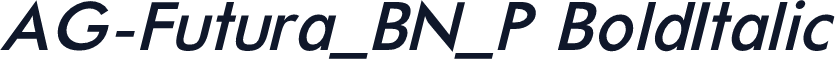 AG-Futura_BN_P BoldItalic