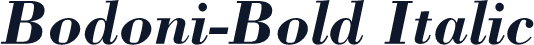 Bodoni-Bold Italic