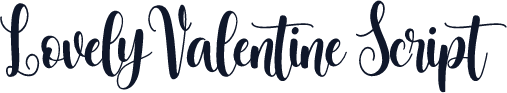 Lovely Valentine Script