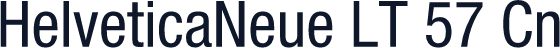 HelveticaNeue LT 57 Cn