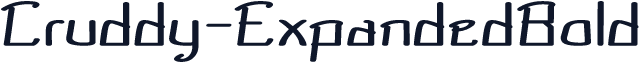 Cruddy-ExpandedBold