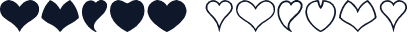 HEART shapes