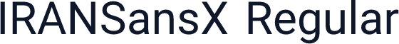 IRANSansX Regular
