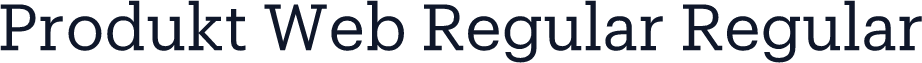 Produkt Web Regular Regular