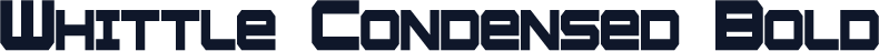 Whittle Condensed Bold