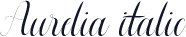 Aurelia italic