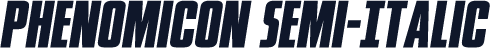 Phenomicon Semi-Italic