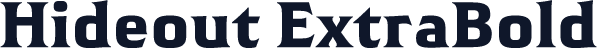 Hideout ExtraBold