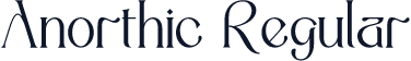 Anorthic Regular