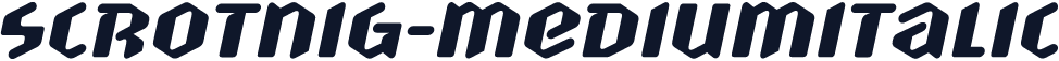 Scrotnig-MediumItalic
