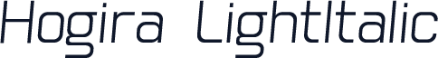 Hogira-LightItalic