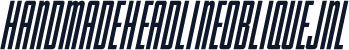 HandmadeHeadlineObliqueJNL