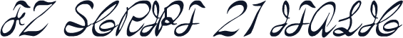 FZ SCRIPT 21 ITALIC