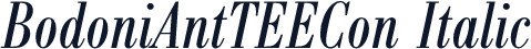 BodoniAntTEECon Italic