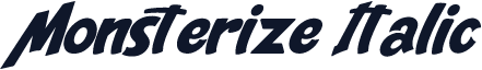 Monsterize Italic