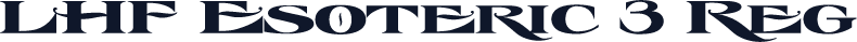 LHF Esoteric 3 Reg