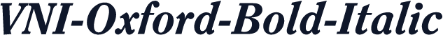 VNI-Oxford-Bold-Italic